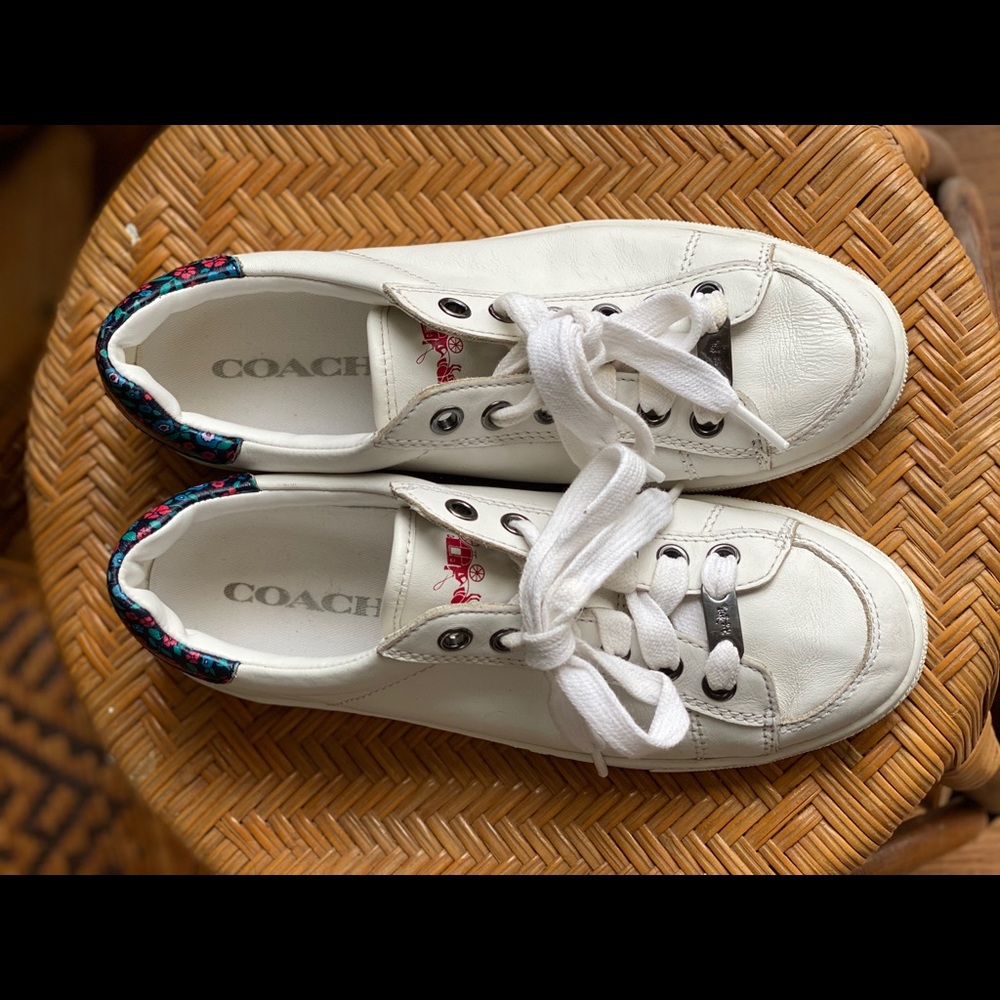 COACH low top floral women’s sneaker